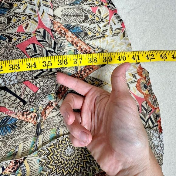 Aina Be Women's Boho Print Kimono Size L Multicolor - Picture 6 of 6